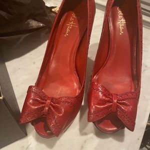 Cole Haan Peep Toe Pumps